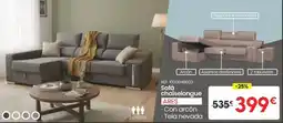 Embargos a lo bestia ARES Sofá chaiselongue oferta