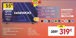 Embargos a lo bestia DAEWOO Smart TV 55DM55QV oferta