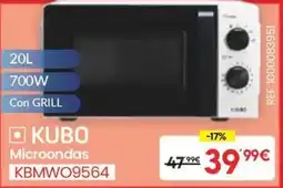 Embargos a lo bestia KUBO Microondas KBMW09564 oferta