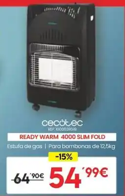 Embargos a lo bestia CECOTEC Ready warm 4000 slim fold oferta