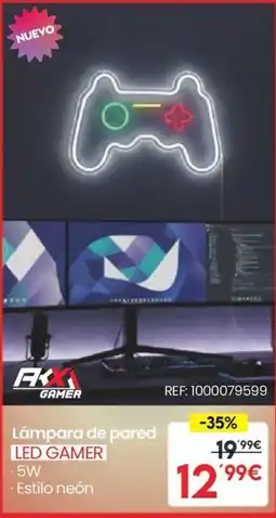 Embargos a lo bestia Lámpara de pared led gamer oferta