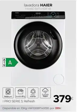 Tien 21 HAIER lavadora HW80-BP14939-IB oferta