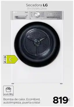 Tien 21 LG Secadora RH10V9AV2WR oferta