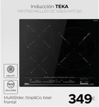 TEKA Inducción mestrepaeller izc 63632 mpt bk
