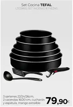 Tien 21 TEFAL Set cocina l3129802 set ingenio 8 piezas oferta