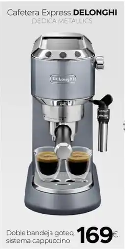 Tien 21 DELONGHI Cafetera express dedica metallics oferta