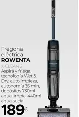 Tien 21 ROWENTA Fregona eléctrica oferta