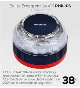 Tien 21 PHILIPS Baliza Emergencias V16 SFL1000M-10 oferta