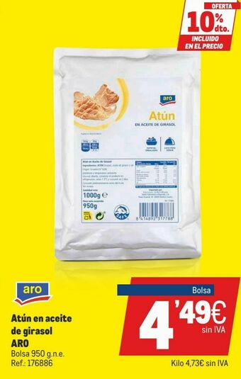 Makro Atún en aceite de girasol oferta