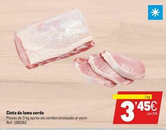 Makro Cinta de lomo oferta