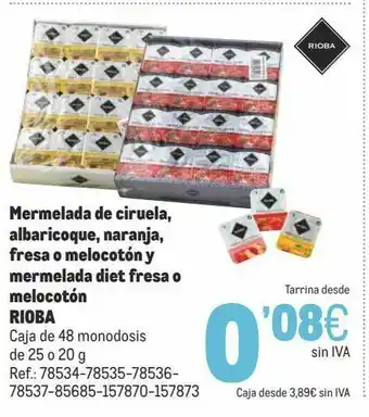 Makro Mermelada rioba oferta