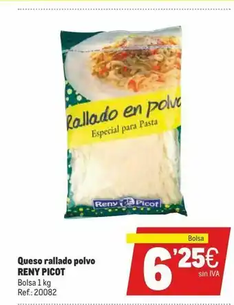 Makro Queso rallado reny picot oferta