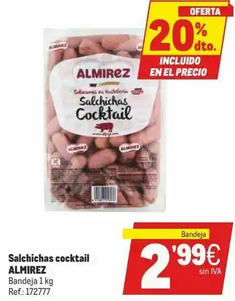 Makro Salchichas almirez oferta