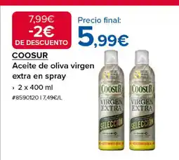 Costco COOSUR Aceite de oliva virgen extra en spray oferta