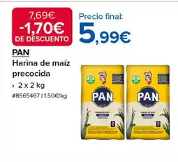 Costco PAN Harina de maíz precocida oferta