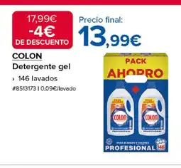 Costco COLON Detergente gel oferta