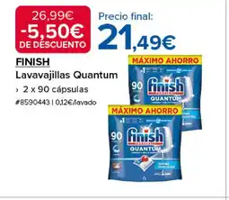Costco FINISH Lavavajillas Quantum oferta