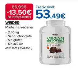 Costco WEIDER Proteína vegana oferta