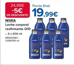 Costco NIVEA Leche corporal reafirmante Q10 oferta