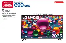 Costco LG TV 75UA75 oferta