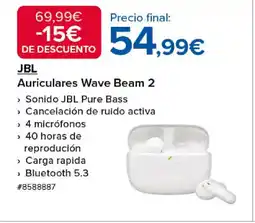 Costco JBL Auriculares Wave Beam 2 oferta