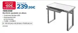 Costco TWIN STAR Escritorio ajustable en altura oferta