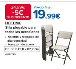 Costco LIFETIME Silla plegable para todas las occasiones oferta