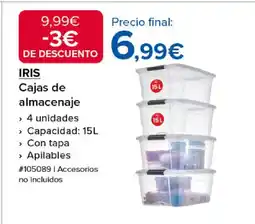 Costco IRIS Cajas de almacenaje oferta