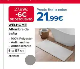 Costco WELHOME Alfombra de baño oferta