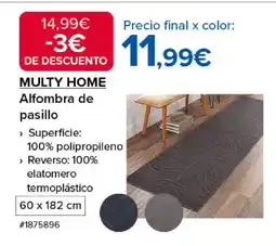 Costco MULTY HOME Alfombra de pasillo oferta