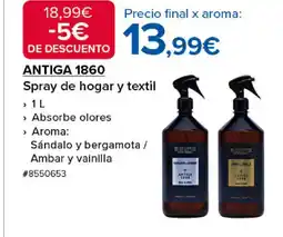 Costco ANTIGA 1860 Spray de hogar y textil oferta