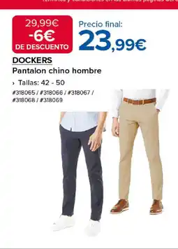 Costco DOCKERS Pantalon chino hombre oferta