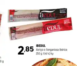 Coviran IBEDUL Xoriço o llonganissa ibèrica oferta