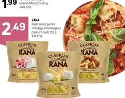 Coviran RANA Pasta ravioli pernil i formatge, 4 formatges o pollastre rostit oferta