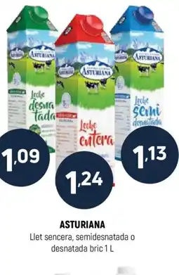 Coviran ASTURIANA Llet sencera, semidesnatada o desnatada bric oferta