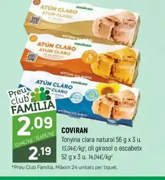 Coviran COVIRAN Tonyina clara natural oferta