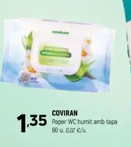 Coviran COVIRAN Paper WC humit amb tapa oferta