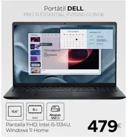 Tien 21 DELL Portátil pro 15 essential pv15250 gcwd6 oferta