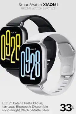 Tien 21 XIAOMI Smartwatch redmi watch 5 active oferta