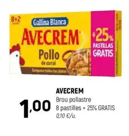 Coviran GALLINA BLANCA Avecrem oferta