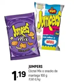 Coviran JUMPERS Còctel Mix o snacks de mantega oferta