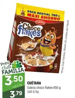 Coviran CUÉTARA Galeta choco flakes oferta