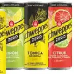Coviran SCHWEPPES Tònica zero, llimona o citrus zero llauna oferta