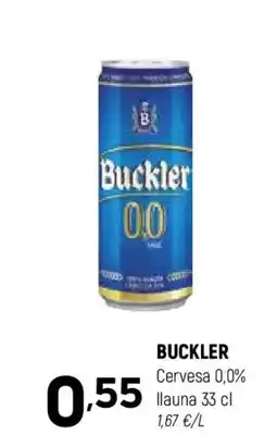 Coviran BUCKLER Cervesa 0,0% llauna oferta