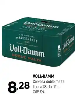 Coviran VOLL-DAMM Cervesa doble malta llauna oferta