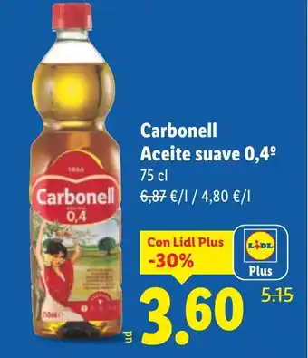 CARBONELL Aceite suave 0,4°