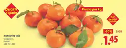 Lidl Mandarina caja oferta