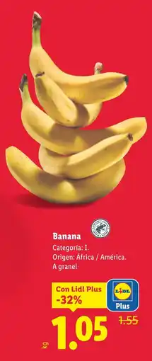 Lidl Banana oferta