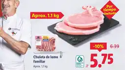 Lidl Chuleta de lomo familiar oferta