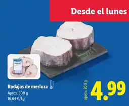 Lidl Rodajas de merluza oferta